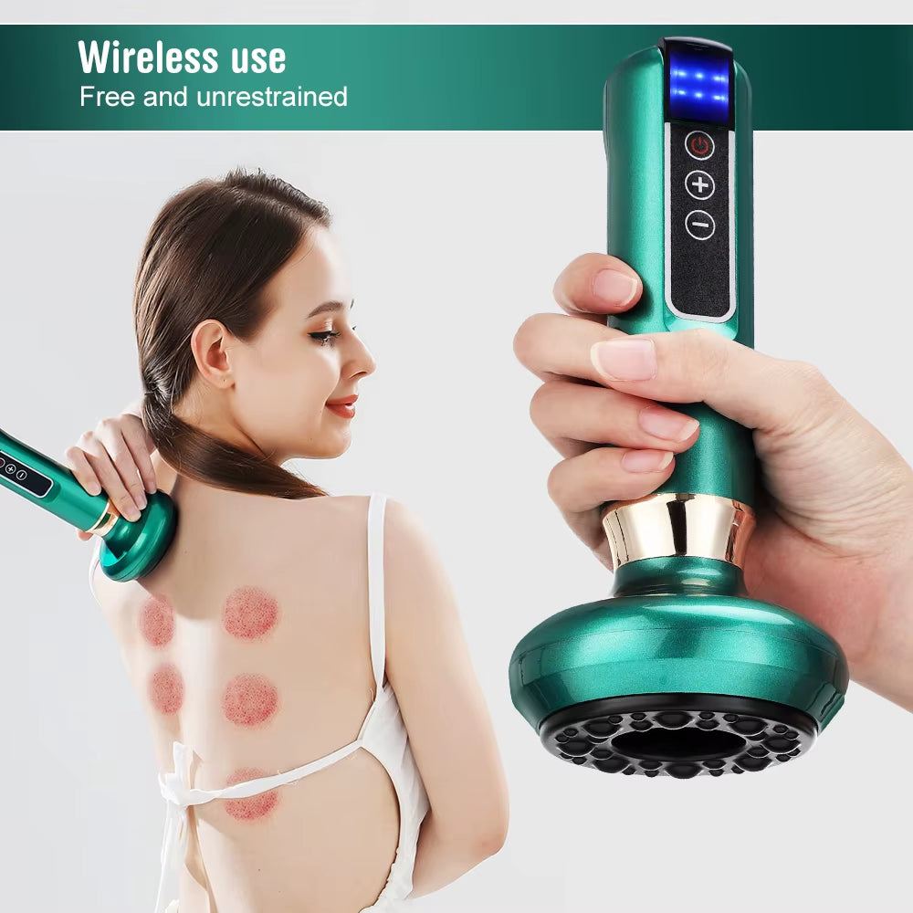 Electric Suction Medical Cupping Therapy Set Beauty Massager Glass Jars anti Cellulite Cupping Vacuum Slimming Guasha Massage