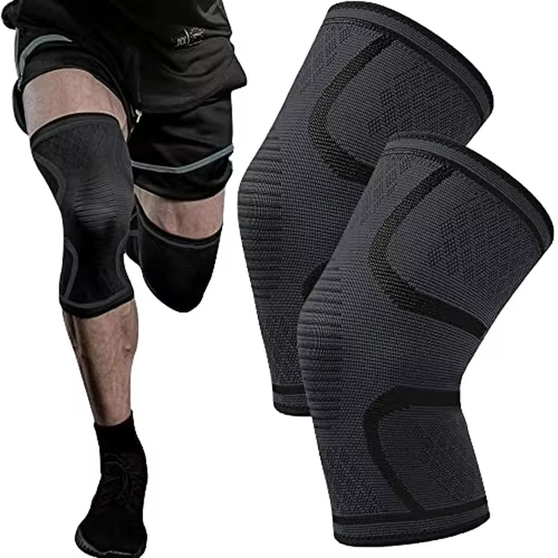 Knee Protective Sleeves Elastic Nylon Knee Support for Gym Fitness Cycling Sports Men and Women Knee Brace